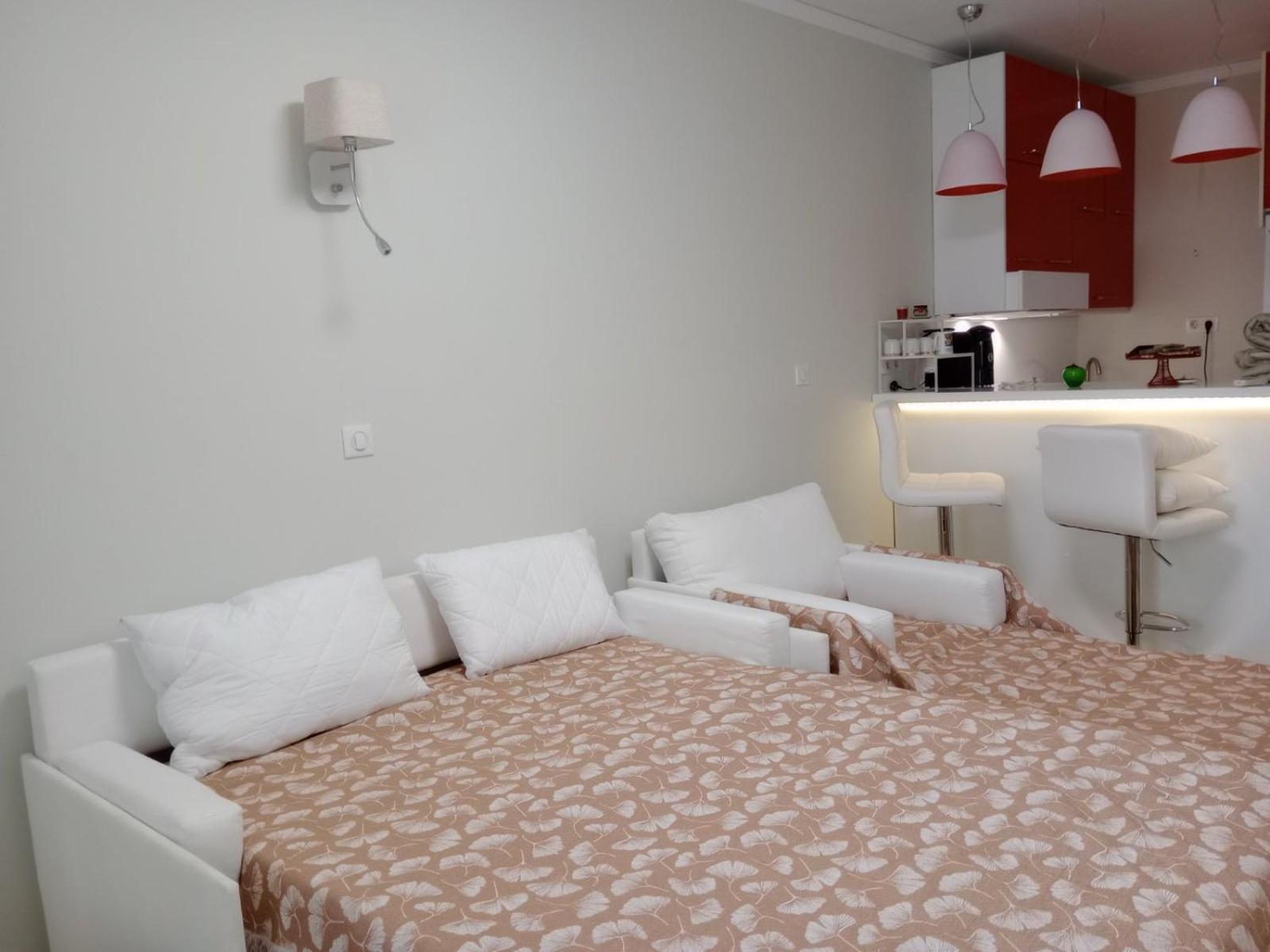 Modern Studio By The Sea Loutra Aidhipsou Exteriör bild